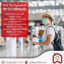 Yurt dışı seyahatte PCR zorunluluğu.