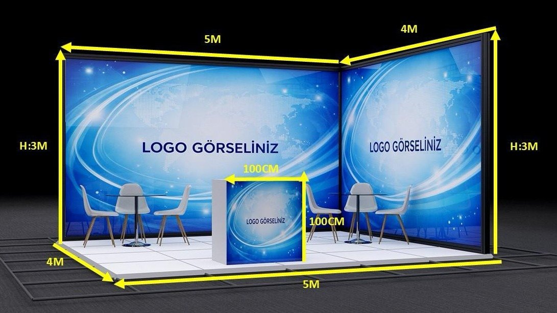20 m² stand görseli